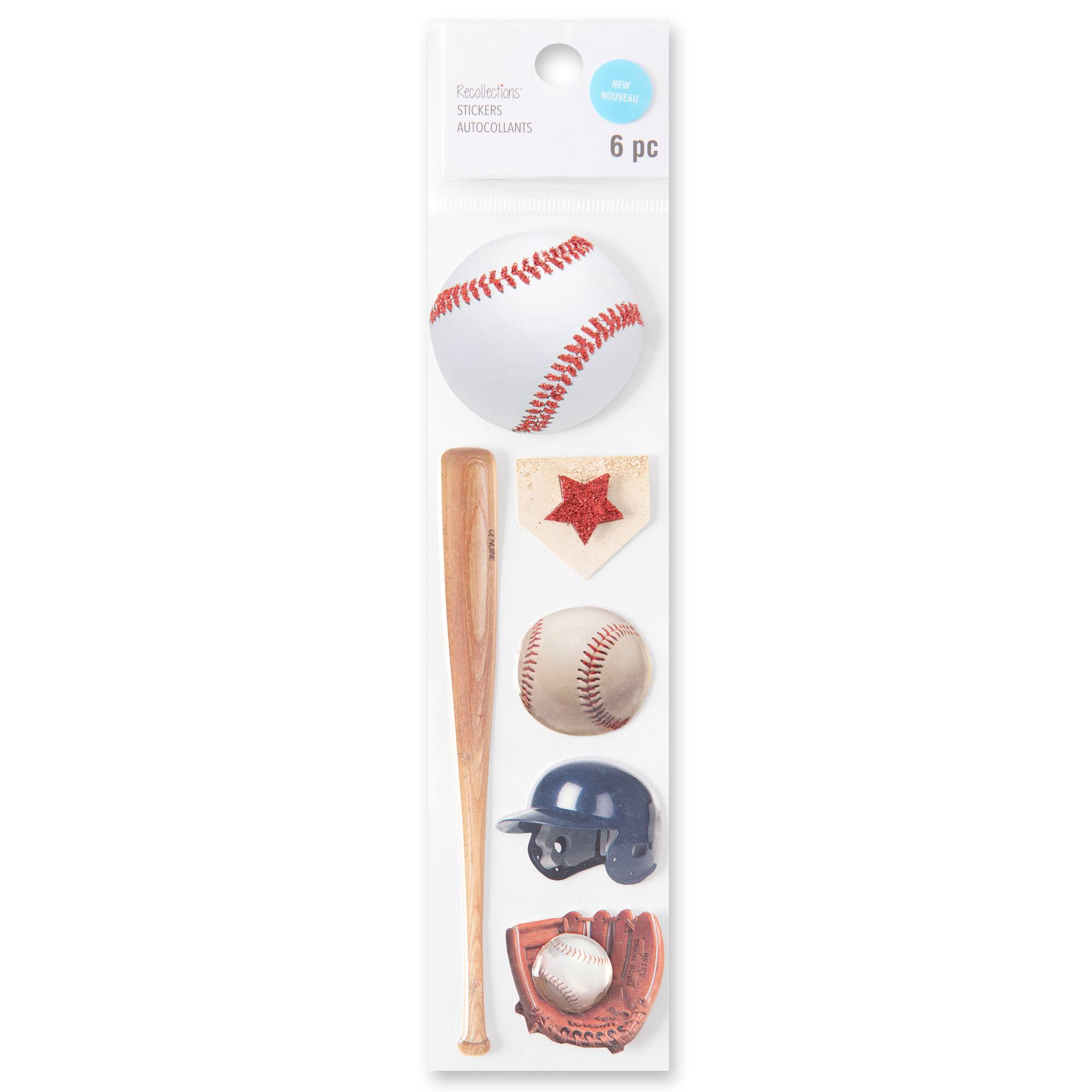 Baseball Icons Dimensional Stickers by Recollections™